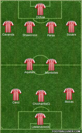 Stoke City Formation 2014