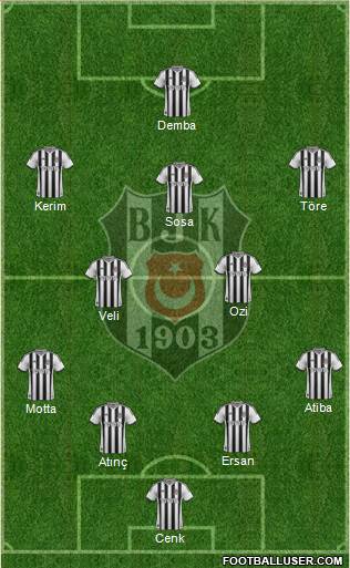 Besiktas JK Formation 2014