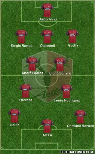 Kashima Antlers Formation 2014