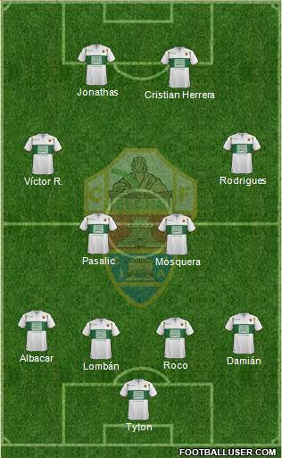 Elche C.F., S.A.D. Formation 2014