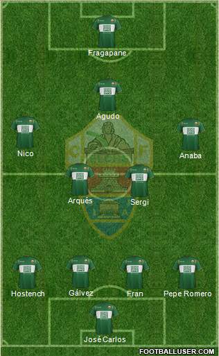 Elche C.F., S.A.D. Formation 2014