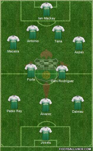 Racing Club de Ferrol S.A.D Formation 2014