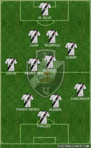 CR Vasco da Gama Formation 2014