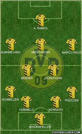 Borussia Dortmund Formation 2014