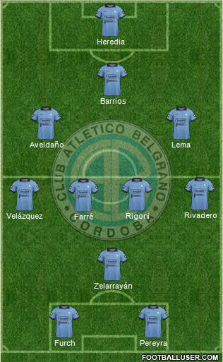 Belgrano de Córdoba Formation 2014