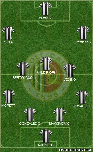 Ascoli football formation