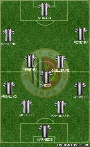 Ascoli football formation