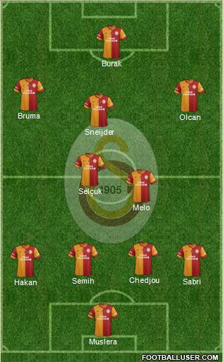 Galatasaray SK Formation 2014