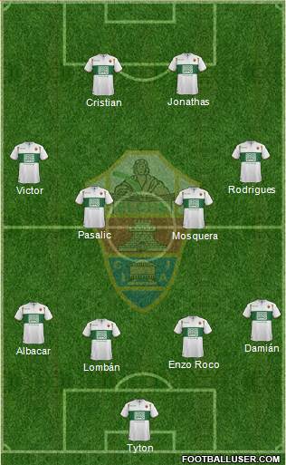 Elche C.F., S.A.D. Formation 2014