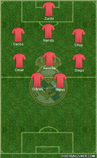 R. Madrid Castilla Formation 2014