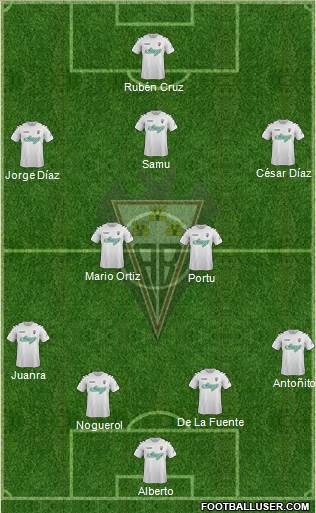 Albacete B., S.A.D. Formation 2014