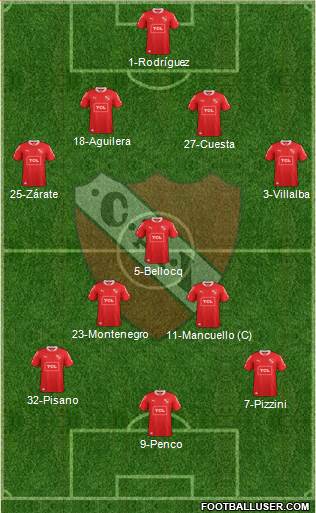 Independiente Formation 2014