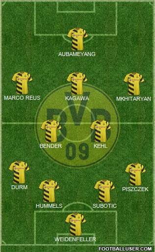 Borussia Dortmund Formation 2014
