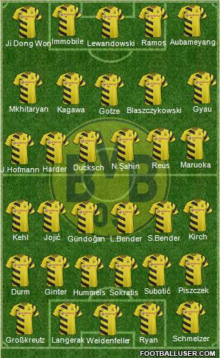 Borussia Dortmund Formation 2014