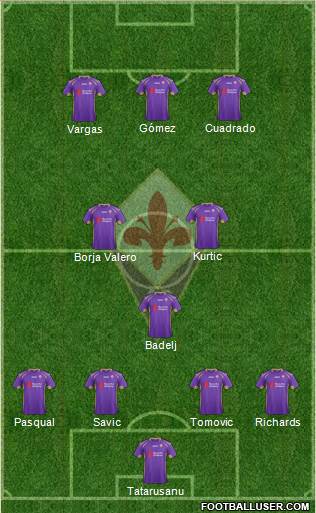 Fiorentina Formation 2014