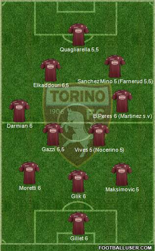 Torino Formation 2014