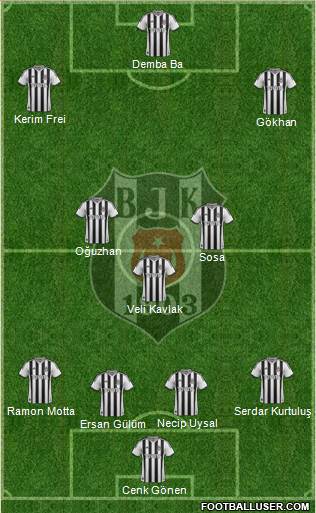 Besiktas JK Formation 2014
