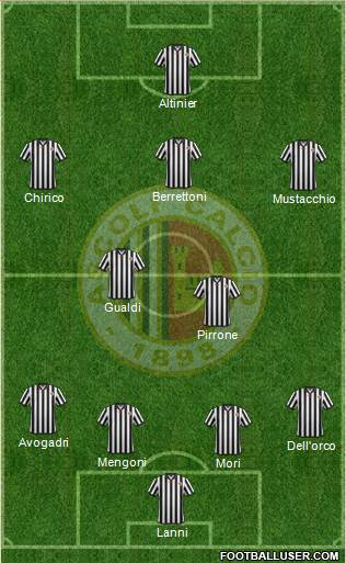 Ascoli 4-2-3-1 football formation