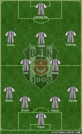 Besiktas JK Formation 2014