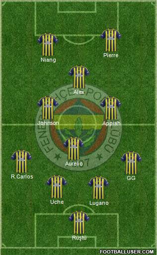 Fenerbahçe SK Formation 2014