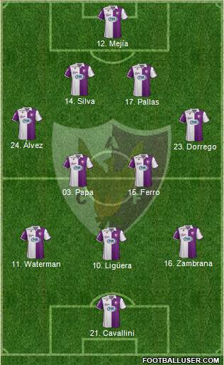 Centro Atlético Fénix Formation 2014