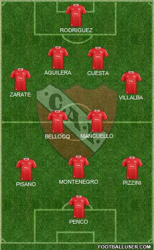 Independiente Formation 2014