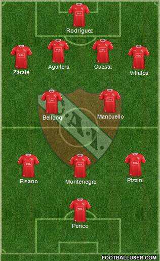 Independiente Formation 2014