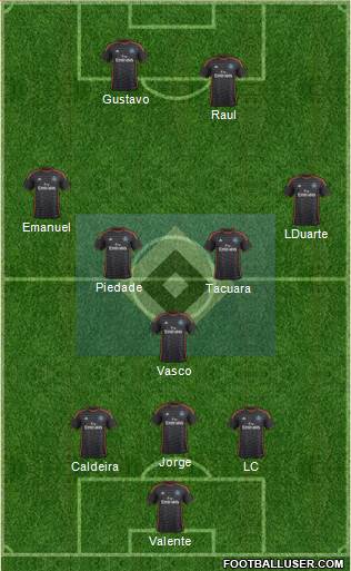 Hamburger SV Formation 2014