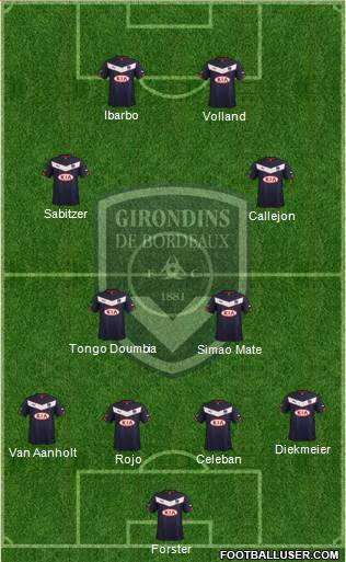 FC Girondins de Bordeaux Formation 2014