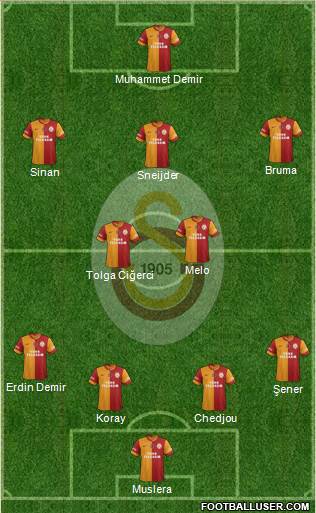 Galatasaray SK Formation 2014