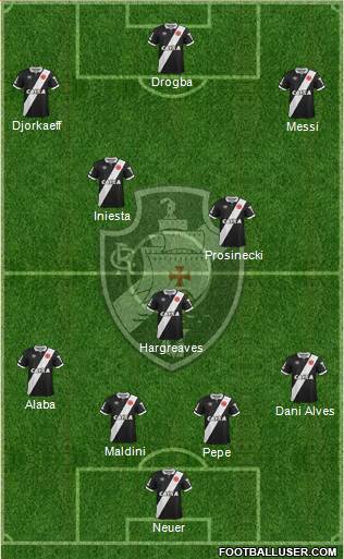 CR Vasco da Gama Formation 2014