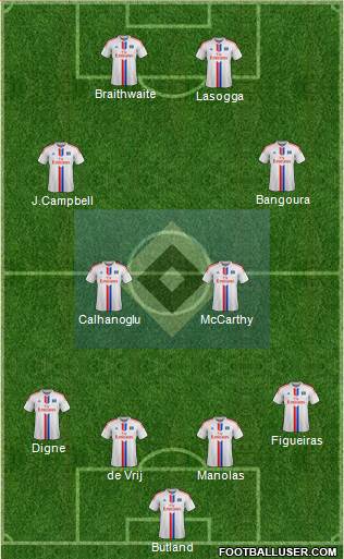 Hamburger SV Formation 2014