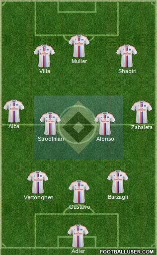 Hamburger SV Formation 2014