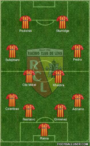 Racing Club de Lens Formation 2014
