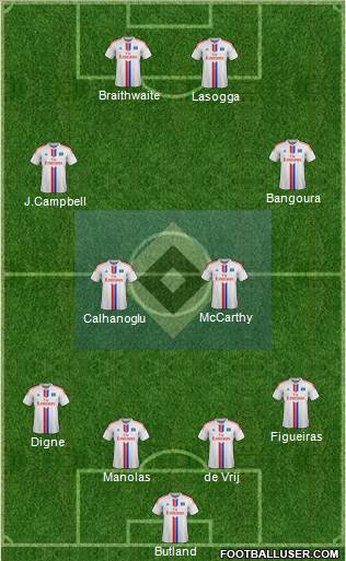 Hamburger SV Formation 2014
