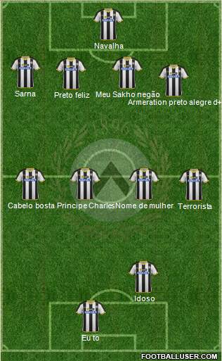 Udinese Formation 2014