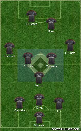 Hamburger SV Formation 2014