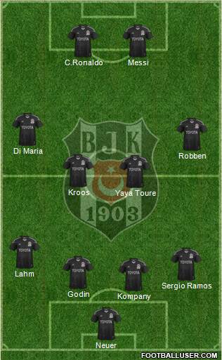Besiktas JK Formation 2014