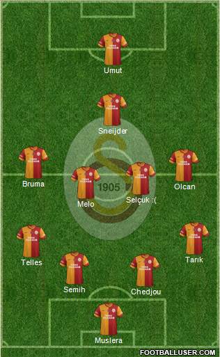 Galatasaray SK Formation 2014
