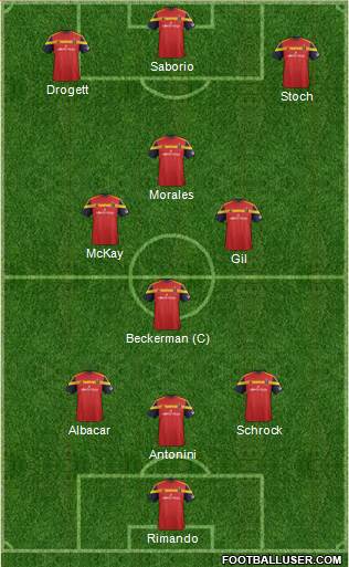 Real Salt Lake Formation 2014