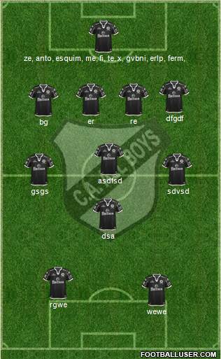 All Boys Formation 2014