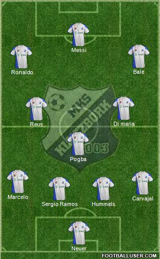 MKS Kluczbork Formation 2014