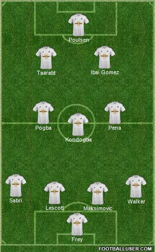 Swansea City Formation 2014