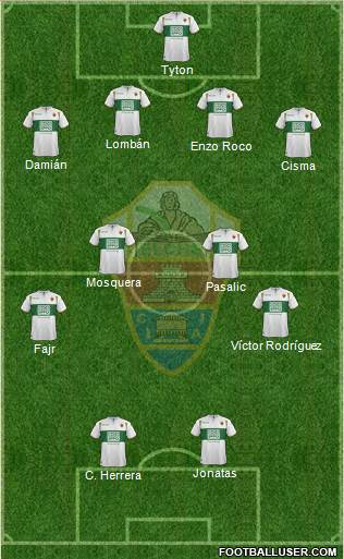 Elche C.F., S.A.D. Formation 2014