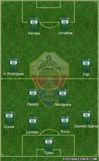 Elche C.F., S.A.D. Formation 2014
