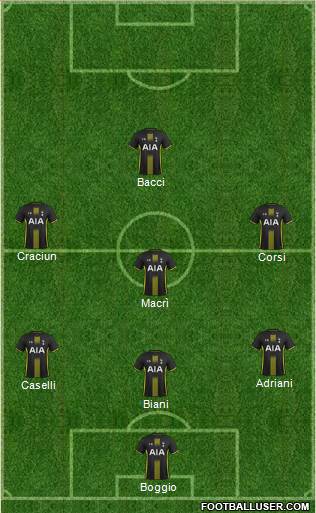 Tottenham Hotspur Formation 2014