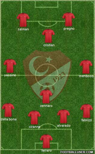 Turkey Formation 2014