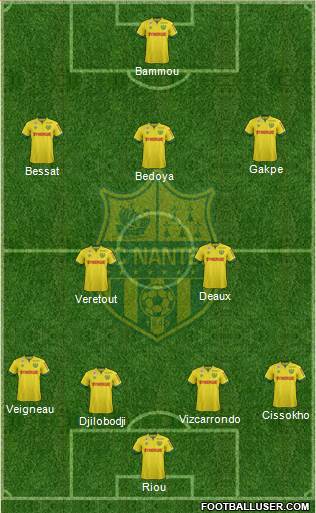 FC Nantes Formation 2014