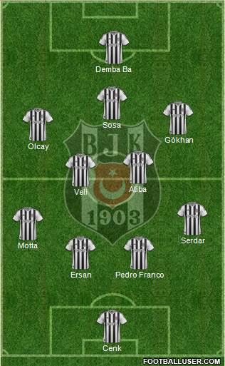 Besiktas JK Formation 2014