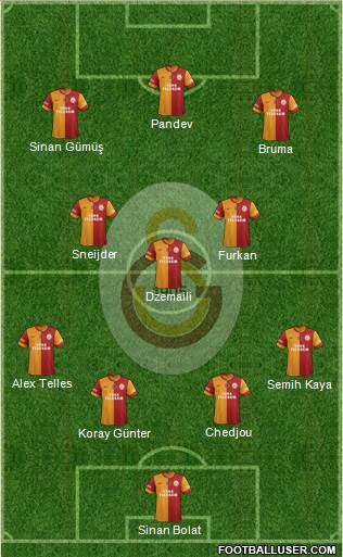 Galatasaray SK Formation 2014